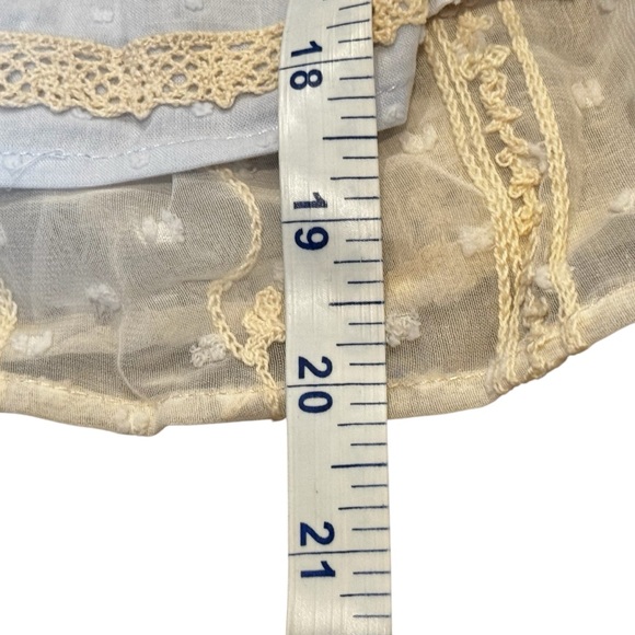 NEW Bliss by Little Bird Co Vintage Blue and Cream Tunic Set Sz 8 - Picture 4 of 8